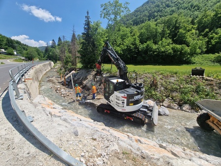 Sanacijska obnova vodotokov in hudournikov po poplavah (1)